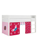 Huxie Mid Sleeper With Safety Rail & Curtain