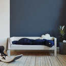 Huxie Modern White Wooden Day Bed