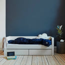 Huxie White Wooden 2 Underbed Drawers