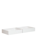 Huxie White Wooden 2 Underbed Drawers