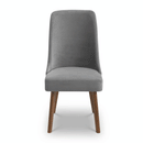 Huxley Dusk Grey Chenille Fabric Dining Chair by Lavishway | Dining Chairs-20059