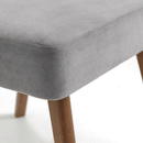 Huxley Dusk Grey Chenille Fabric Dining Chair by Lavishway | Dining Chairs-20061