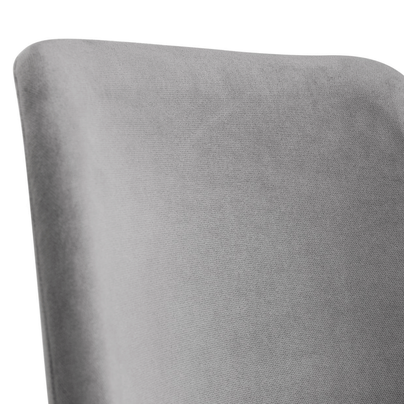 Huxley Dusk Grey Chenille Fabric Dining Chair by Lavishway | Dining Chairs-20060