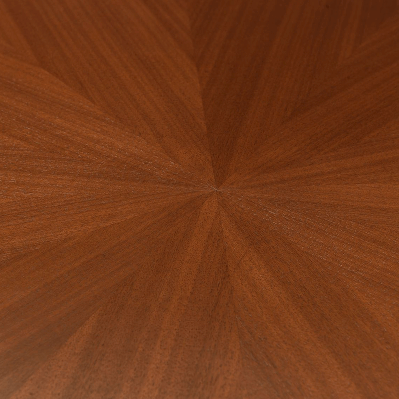 Huxley Walnut Finish Round Top Dining Table by Lavishway | Dining Tables-20041
