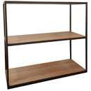 Swellegant Solid Oak 3 Tier Bookcase by Lavishway | Book Shelves and Cabinets-36627