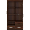 Imperial Dark Mahogany Glazed Display Cabinet by Lavishway | Display Cabinet-45440