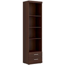 Imperial Dark Mahogany Tall Narrow Cabinet by Lavishway | Book Shelves and Cabinets-45445
