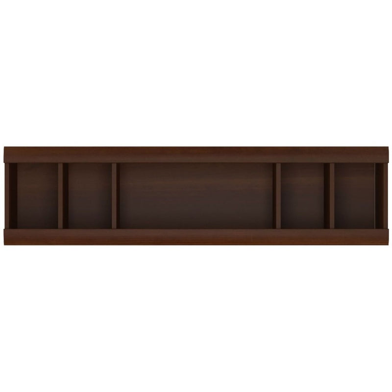 Imperial Dark Mahogany Wall Shelving Unit by Lavishway | Book Shelves and Cabinets-45424