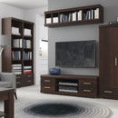 Imperial Dark Mahogany Wall Shelving Unit by Lavishway | Book Shelves and Cabinets-45425