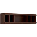 Imperial Dark Mahogany Wall Shelving Unit by Lavishway | Book Shelves and Cabinets-45423