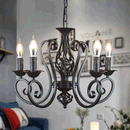 Industrial Black Wrought Iron Pendant Lights by Lavishway | Pendant Lighting-50421