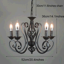 Industrial Black Wrought Iron Pendant Lights by Lavishway | Pendant Lighting-50425