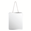 Industrial Silver Chain Hanging Wall Mirror by Lavishway | Wall Mirrors-50356