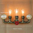 Industrial Iron Waterpipe Steampunk Wall Lamp by Lavishway | Industrial Lighting-50448