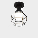 Industrial Black Wire Cage Pendant Light by Lavishway | Pendant Lighting-50312