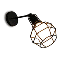 Industrial Black Wire Cage Pendant Light by Lavishway | Pendant Lighting-50307