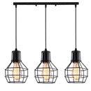 Industrial Black Wire Cage Pendant Light by Lavishway | Pendant Lighting-50304