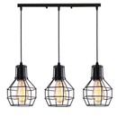 Industrial Black Wire Cage Pendant Light by Lavishway | Pendant Lighting-50310