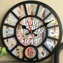 Industrial Vintage Wooden Wall Clock by Lavishway | Wall Clocks-50099