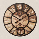 Industrial Vintage Wooden Wall Clock by Lavishway | Wall Clocks-50095