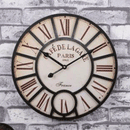 Industrial Vintage Wooden Wall Clock by Lavishway | Wall Clocks-50090