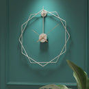 European Hexagonal Metal Wall Clock by Lavishway | Wall Clocks-50733