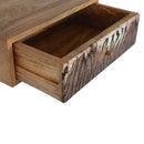 Isabelle 1 Drawer Animal Print Bedside Table by Lavishway | Bedside Tables-51872