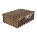Isabelle 1 Drawer Animal Print Bedside Table by Lavishway | Bedside Tables-51874
