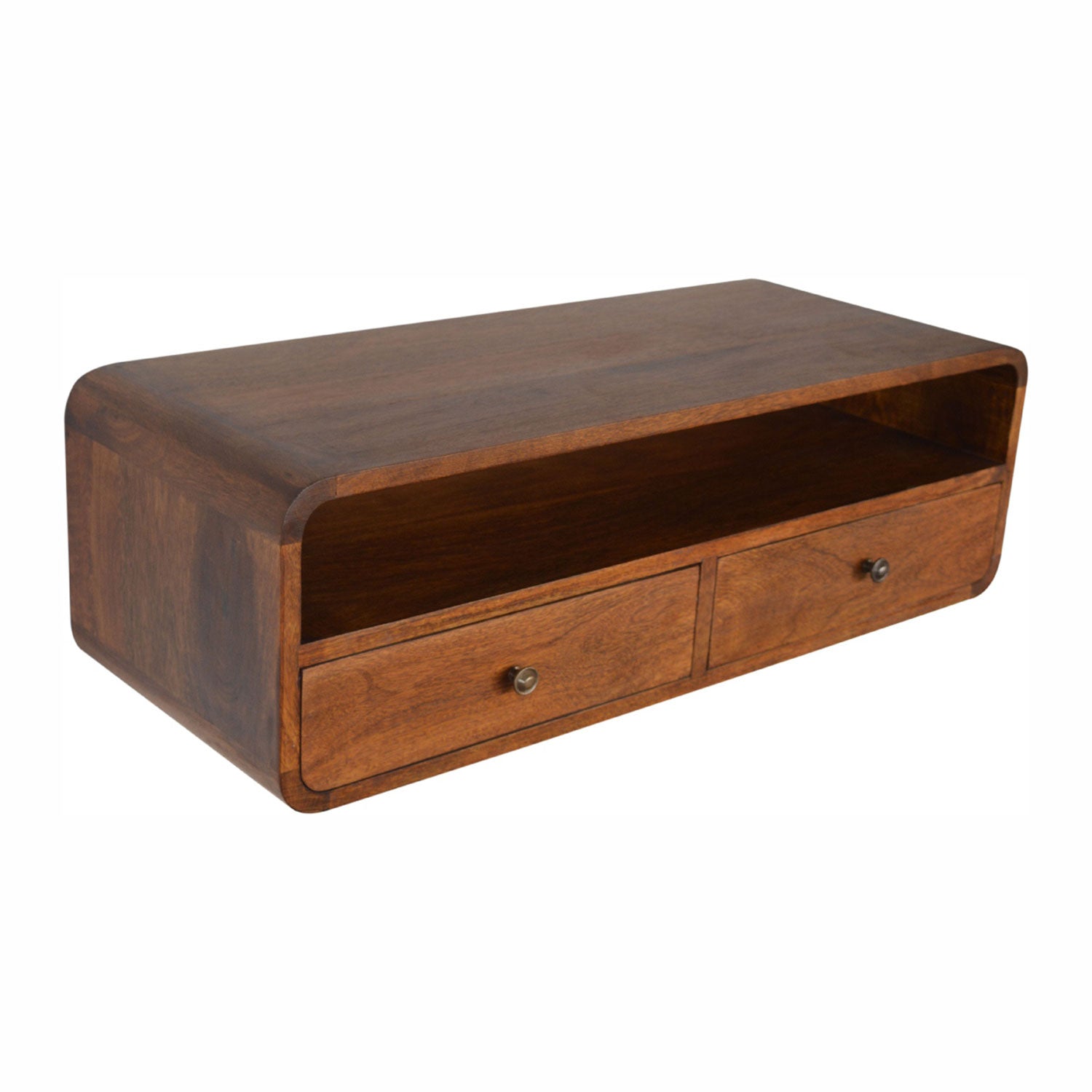 Isabelle 2 Drawer Wall Mounted Console Table | Lavishway UK