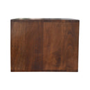 Isabelle Chestnut Finish Bedside Table by Lavishway | Bedside Tables-51839