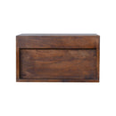 Isabelle Chestnut Finish Bedside Table by Lavishway | Bedside Tables-51838