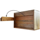 Isabelle Wall Leopard Print Bedside Table by Lavishway | Bedside Tables-51898