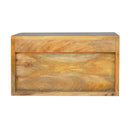 Isabelle Wall Leopard Print Bedside Table by Lavishway | Bedside Tables-51897