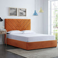 Islington Velvet King Size Bed by Lavishway | Velvet Bed-35573