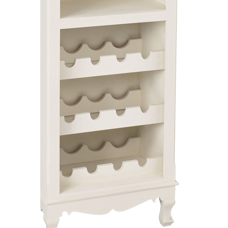 Juliette Cream 1 Drawer Drinks Cabinet by Lavishway | Wine Racks-30959