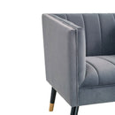 Jackson Upholstered Velvet Sofa by Lavishway | Velvet Sofa-25155