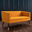 Jackson Upholstered Velvet Sofa by Lavishway | Velvet Sofa-25140