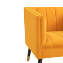 Jackson Upholstered Velvet Sofa by Lavishway | Velvet Sofa-25150