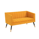 Jackson Upholstered Velvet Sofa by Lavishway | Velvet Sofa-25148