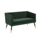 Jackson Upholstered Velvet Sofa by Lavishway | Velvet Sofa-25143