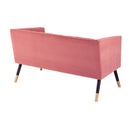 Jackson Upholstered Velvet Sofa by Lavishway | Velvet Sofa-25159