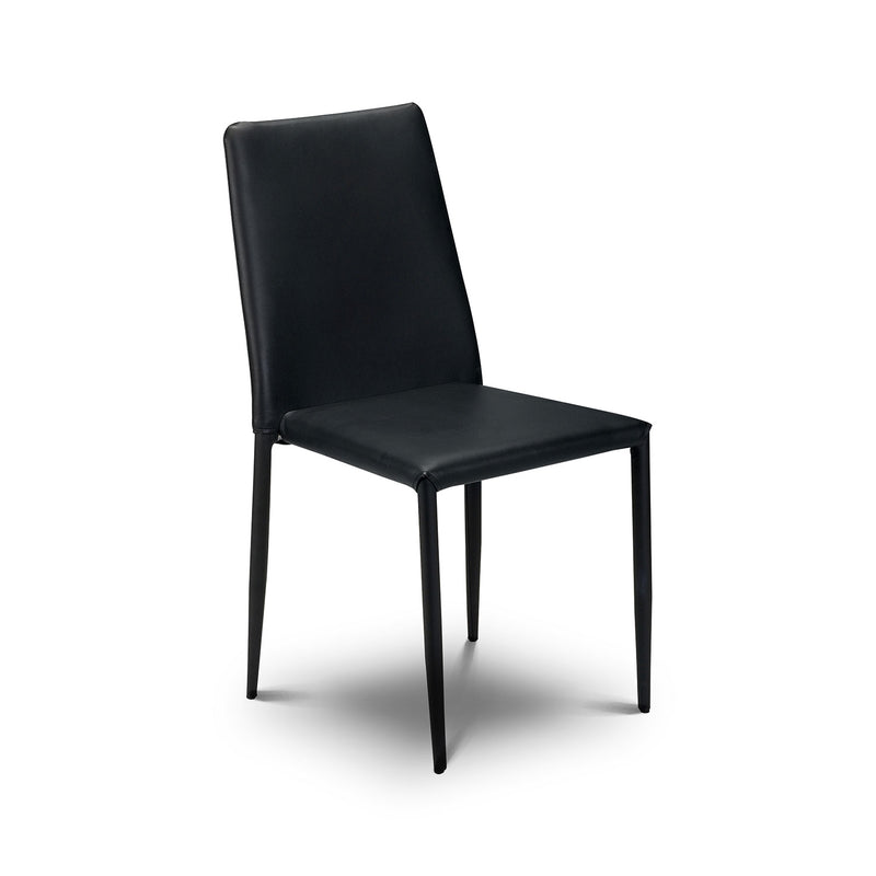 Jazz Faux Leather Stacking Dining Chair by Lavishway | Dining Chairs-20135