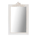 Juliette Cream Wooden Wall Mirror by Lavishway | Wall Mirrors-28488