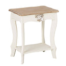 Juliette Distressed Effect Top Lamp Table by Lavishway | Side Tables-28492