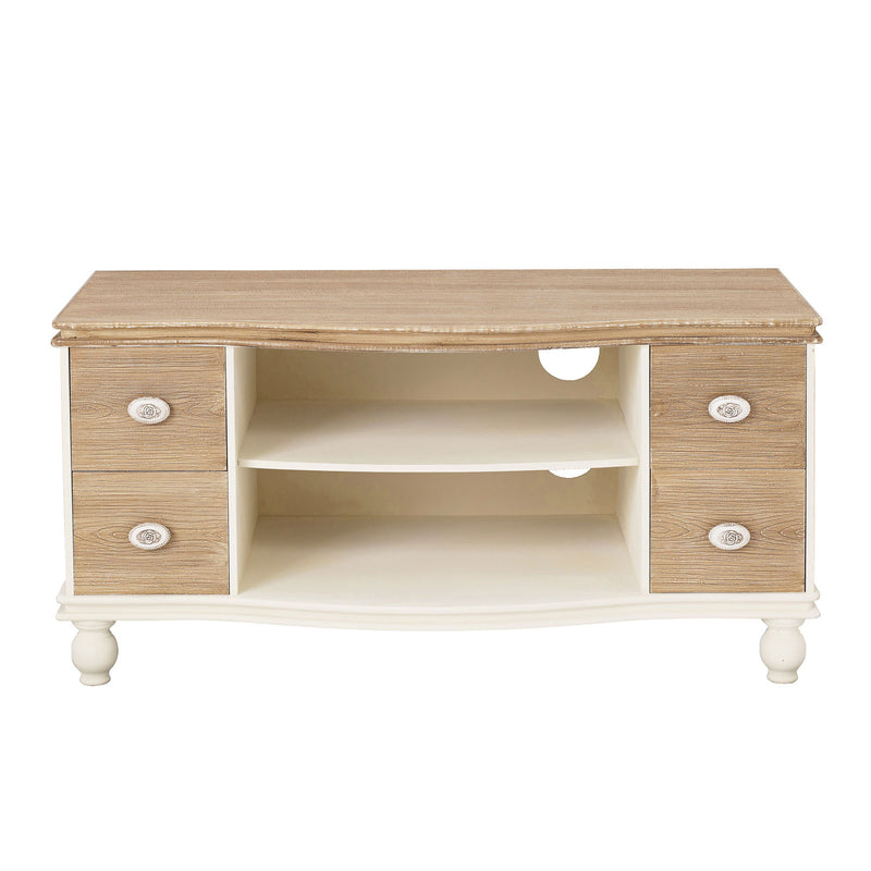 Juliette Distressed Effect Wooden TV Unit by Lavishway | TV Units Cabinets-28489