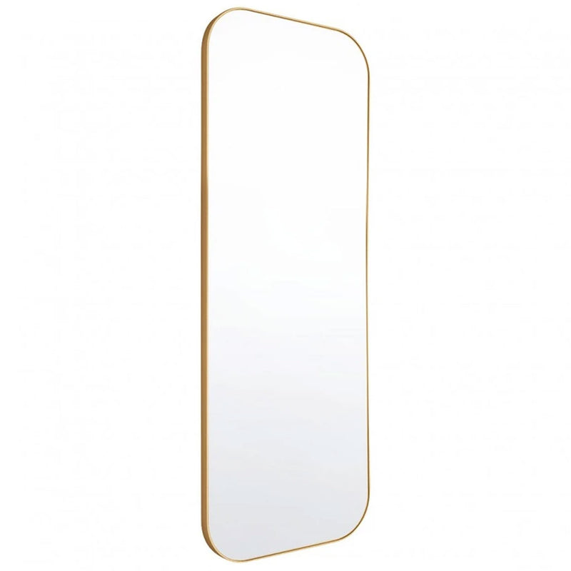 Juno Free Standing Rounded Corners Mirror by Lavishway | Floor Mirrors-23181