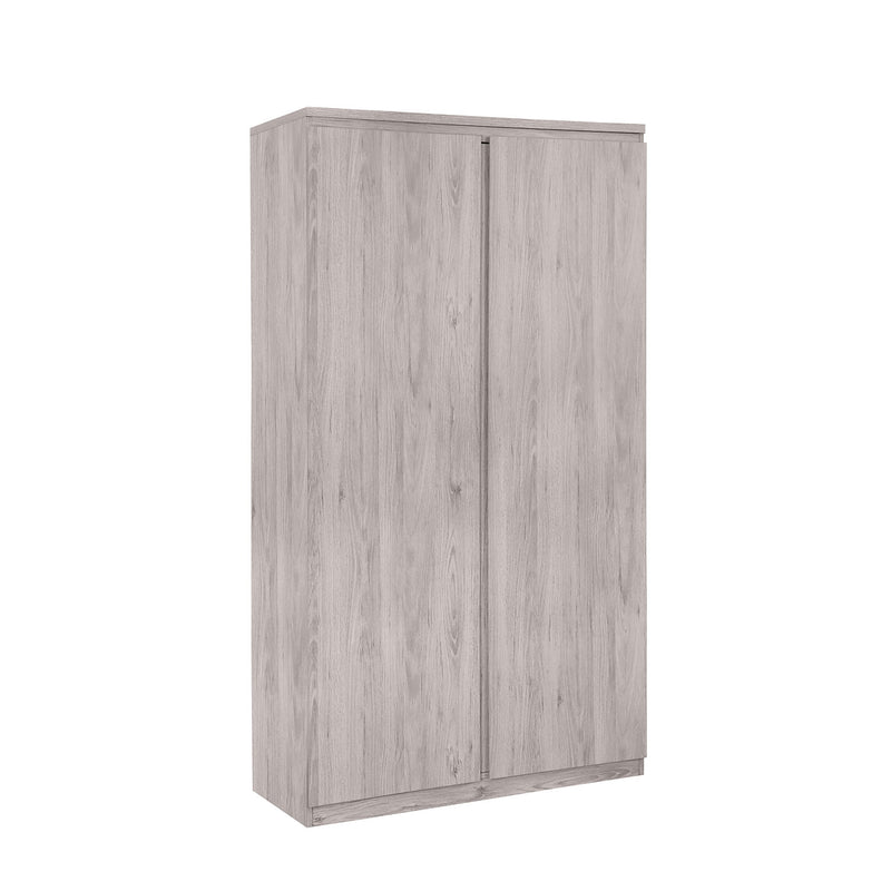 Jupiter 2 Doors Wooden Wardrobe by Lavishway | Wardrobe-20102