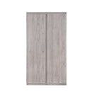 Jupiter 2 Doors Wooden Wardrobe by Lavishway | Wardrobe-20105