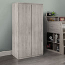Jupiter 2 Doors Wooden Wardrobe by Lavishway | Wardrobe-20100