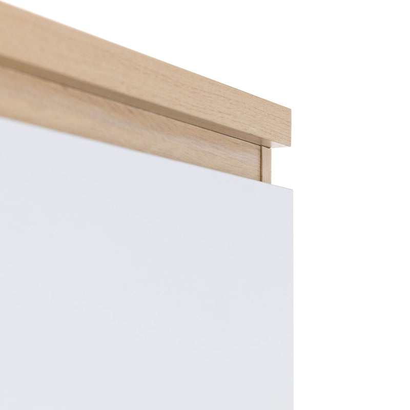 Jupiter 2 Doors Wooden Wardrobe by Lavishway | Wardrobe-20109